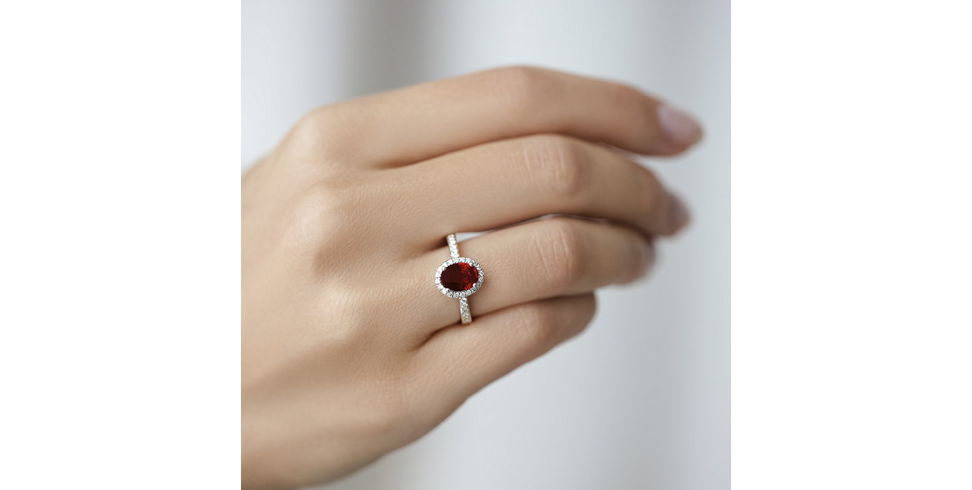 Diamond ring with Ruby Princess Desperation