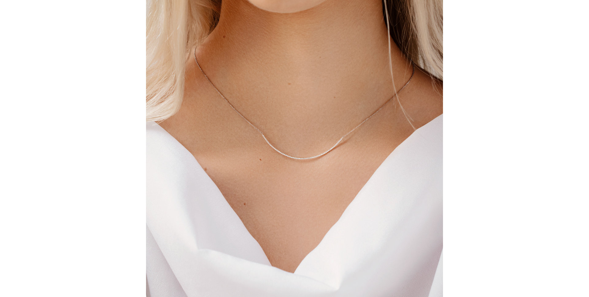 Diamond necklace Shiny Line