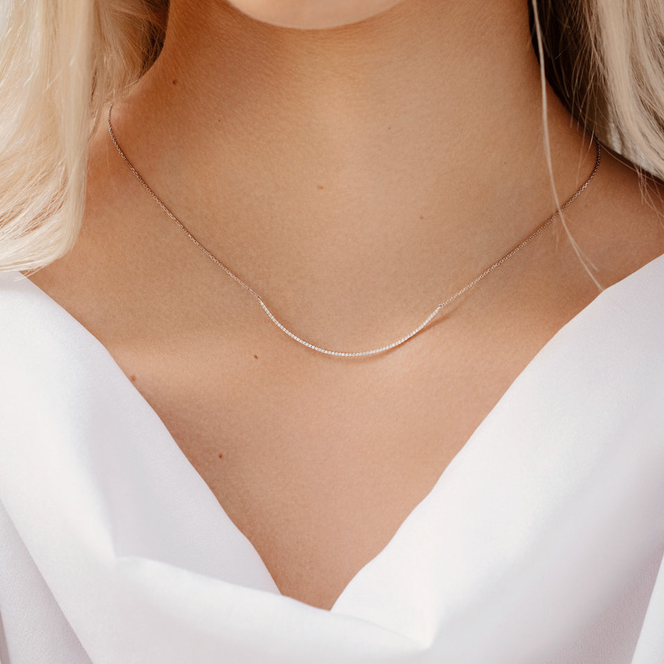 Diamond necklace Shiny Line