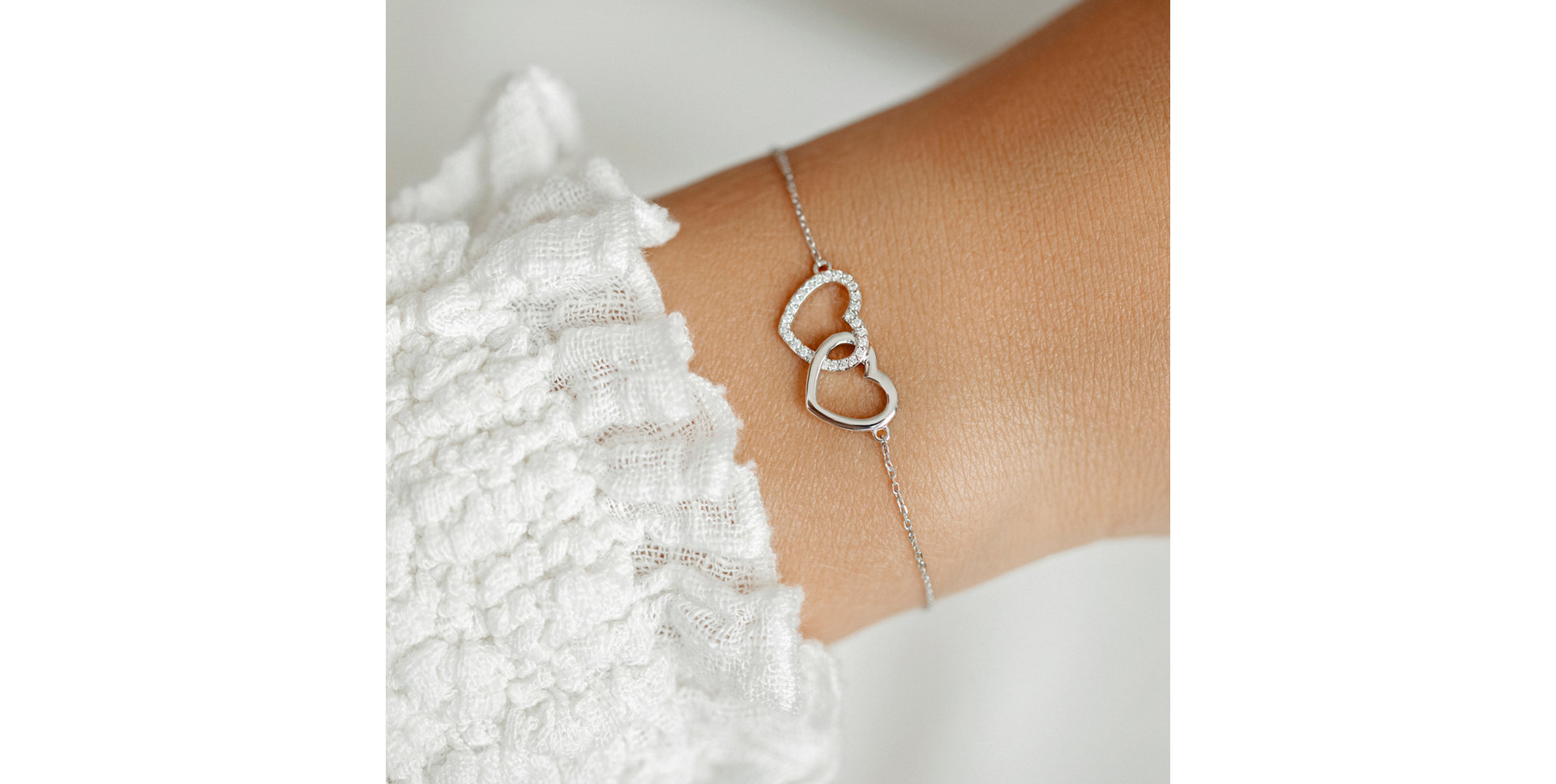 Diamond bracelet Hearts