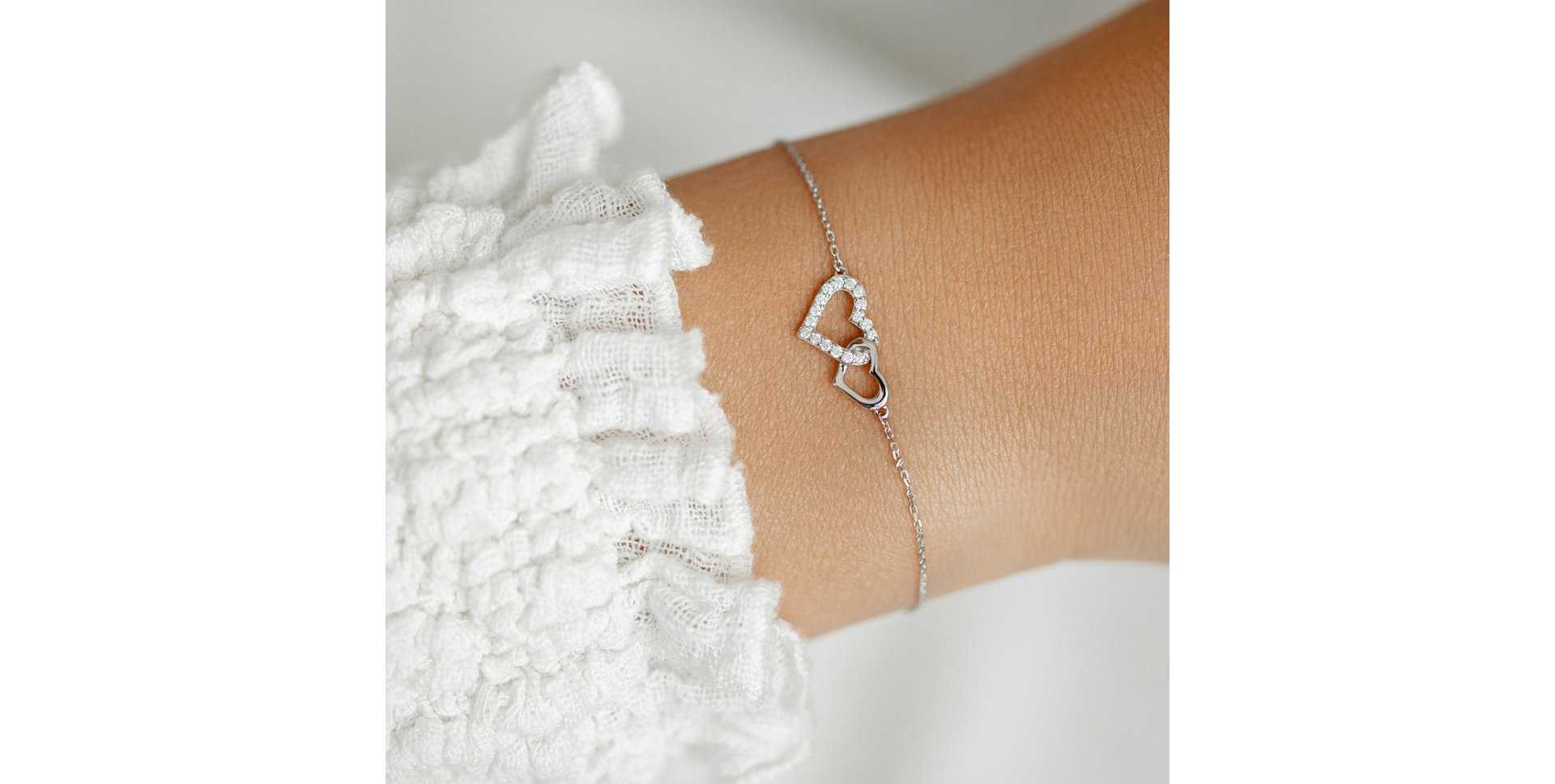 Diamond bracelet Hearts