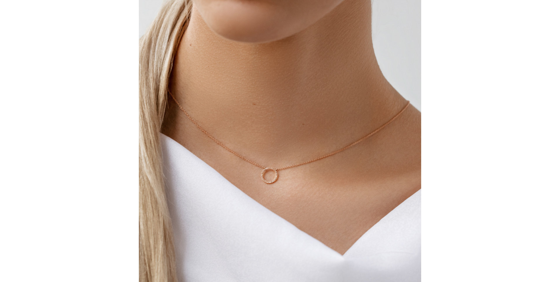 Diamond necklace Little Circle