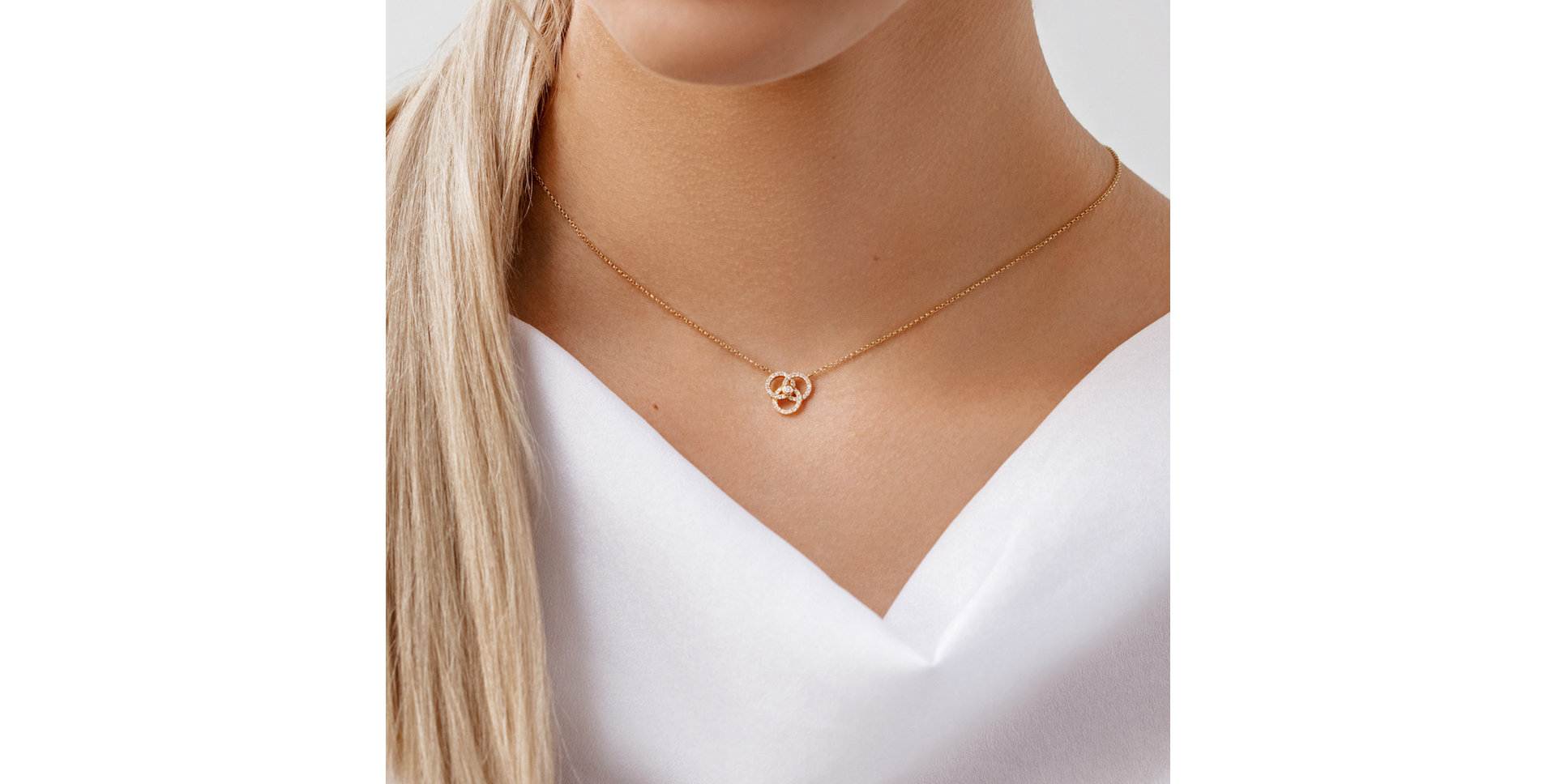 Diamond necklace Shiny Circles