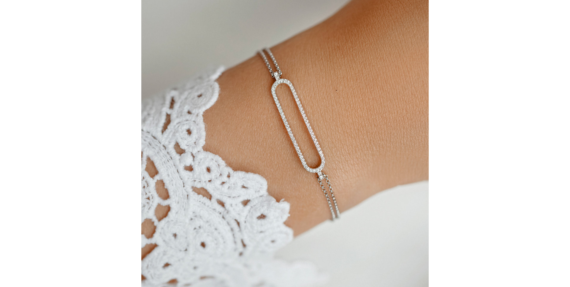 Bracelet with black diamonds Dazzle