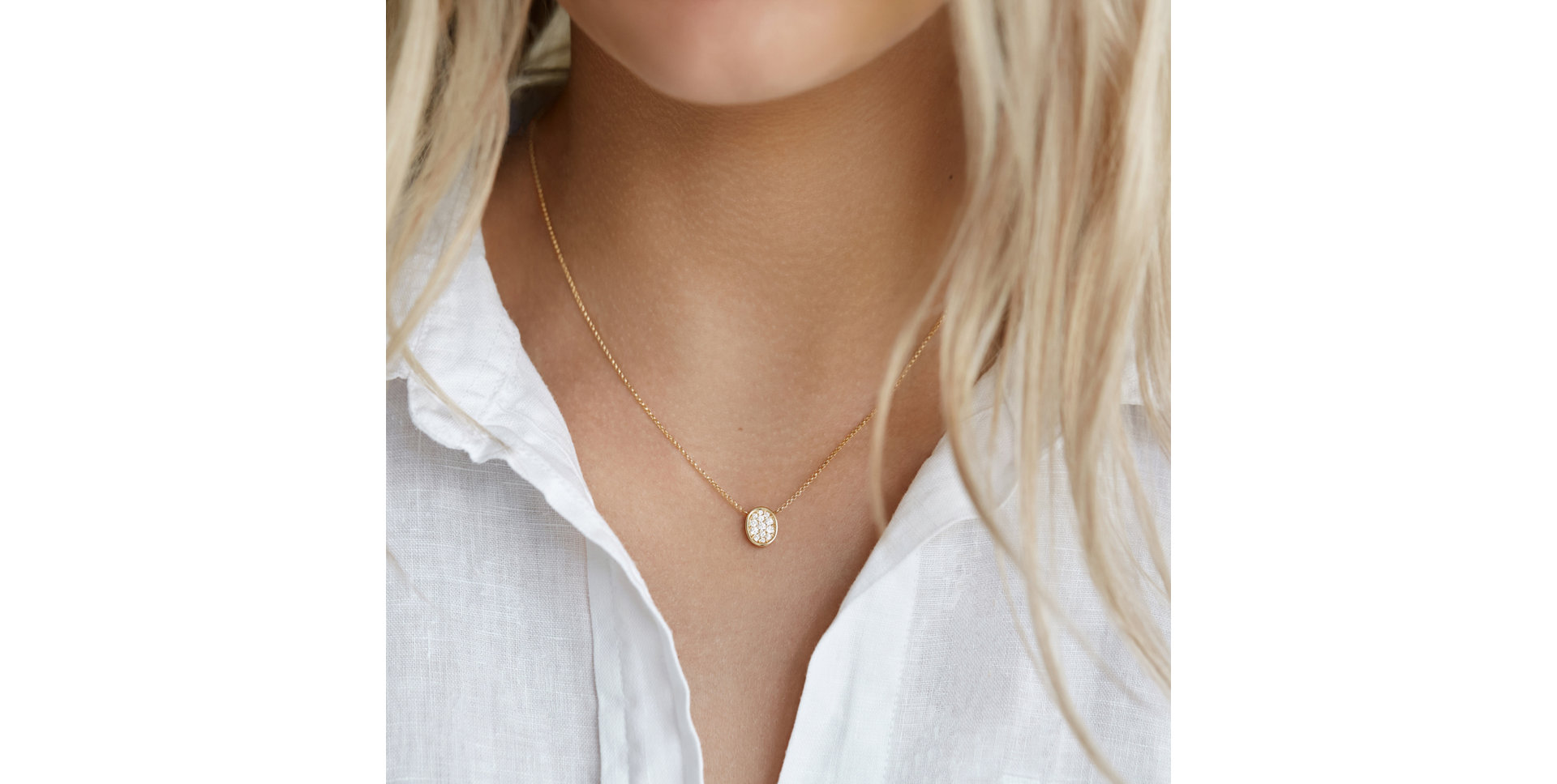 Diamond necklace Moon Envoy