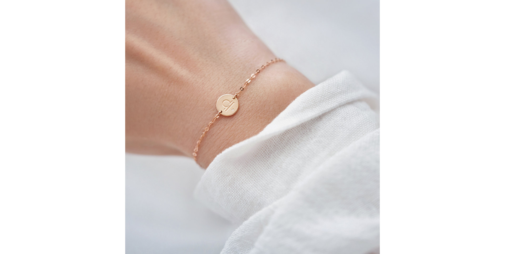 Diamond bracelet Libra