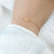 Diamond bracelet Gold Butterfly3