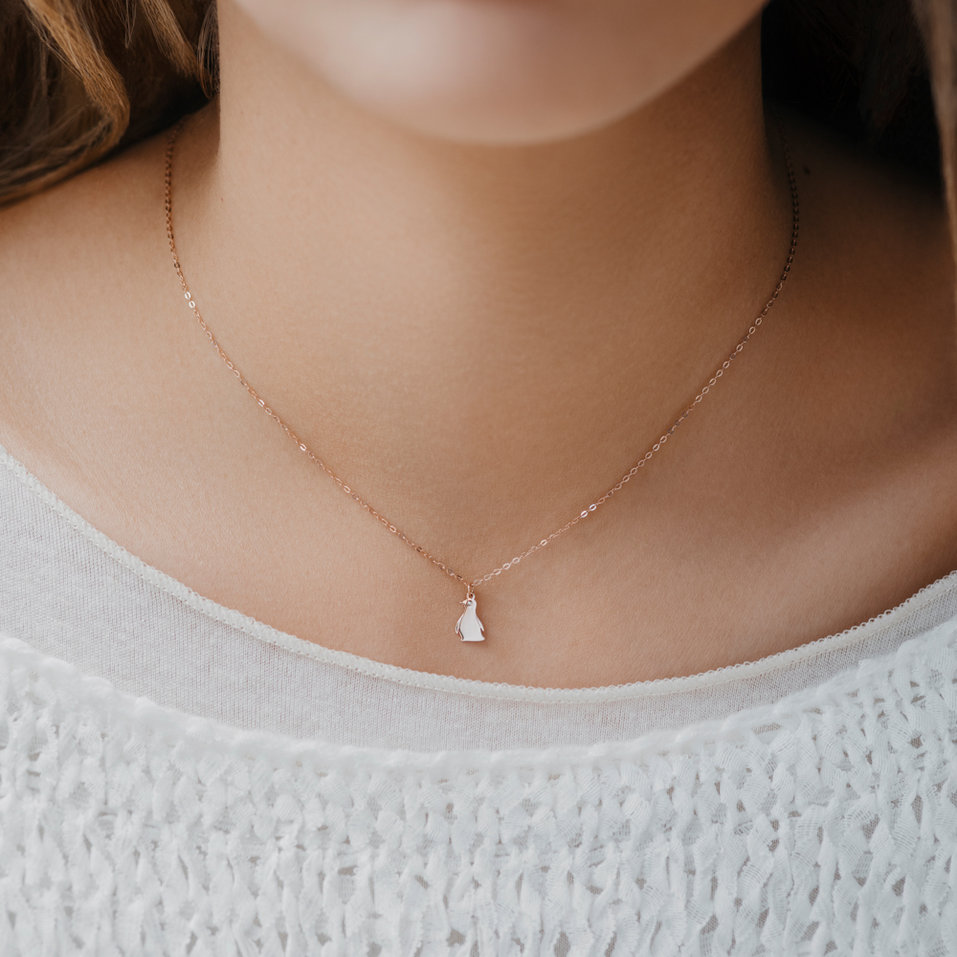 Diamond necklace Little Penguin