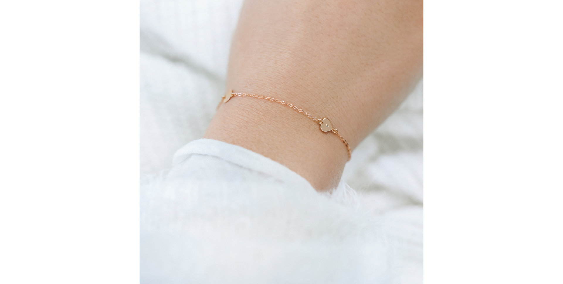 Diamond bracelet Little Heart