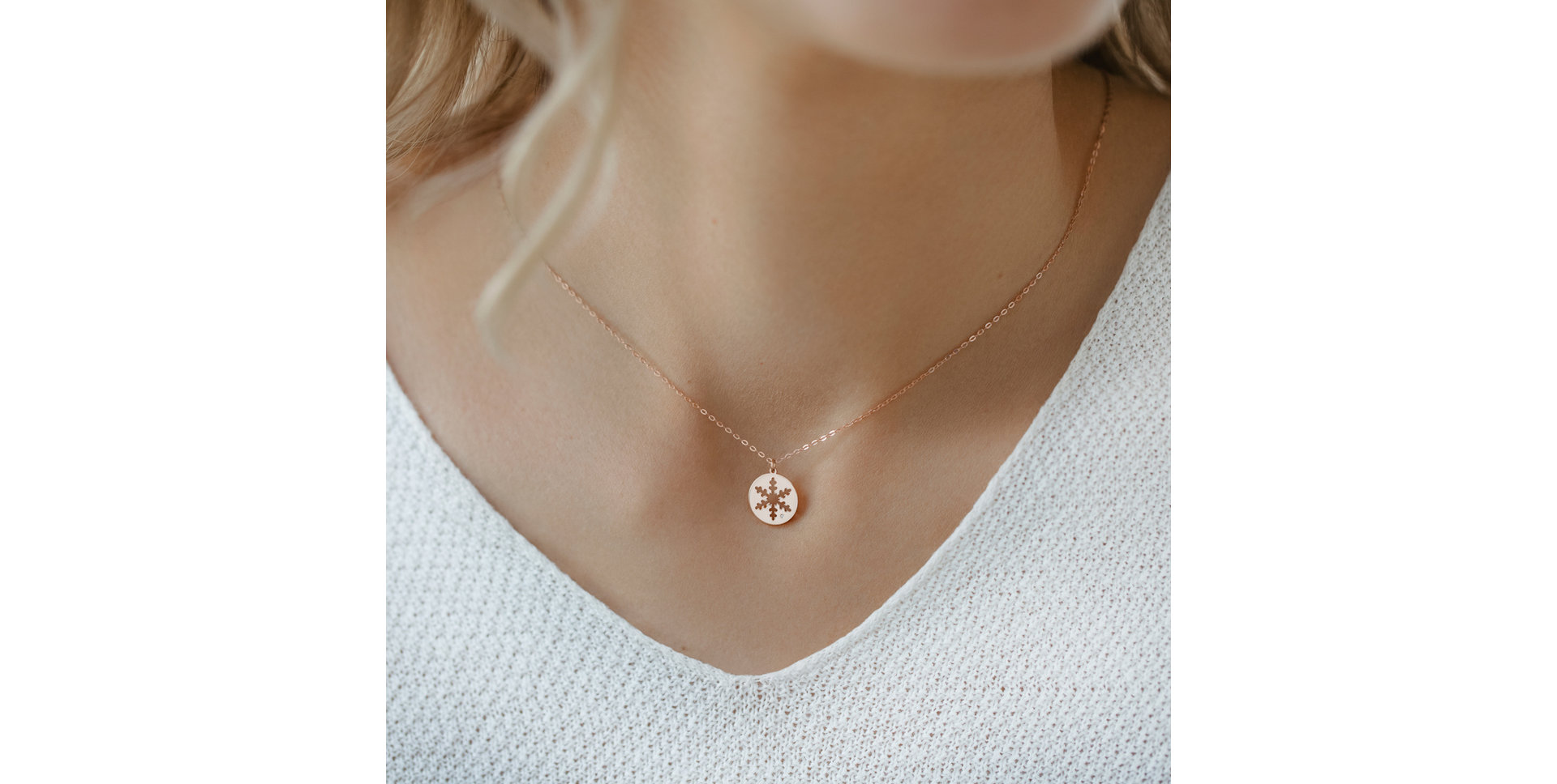 Diamond necklace Diamond Snowflake
