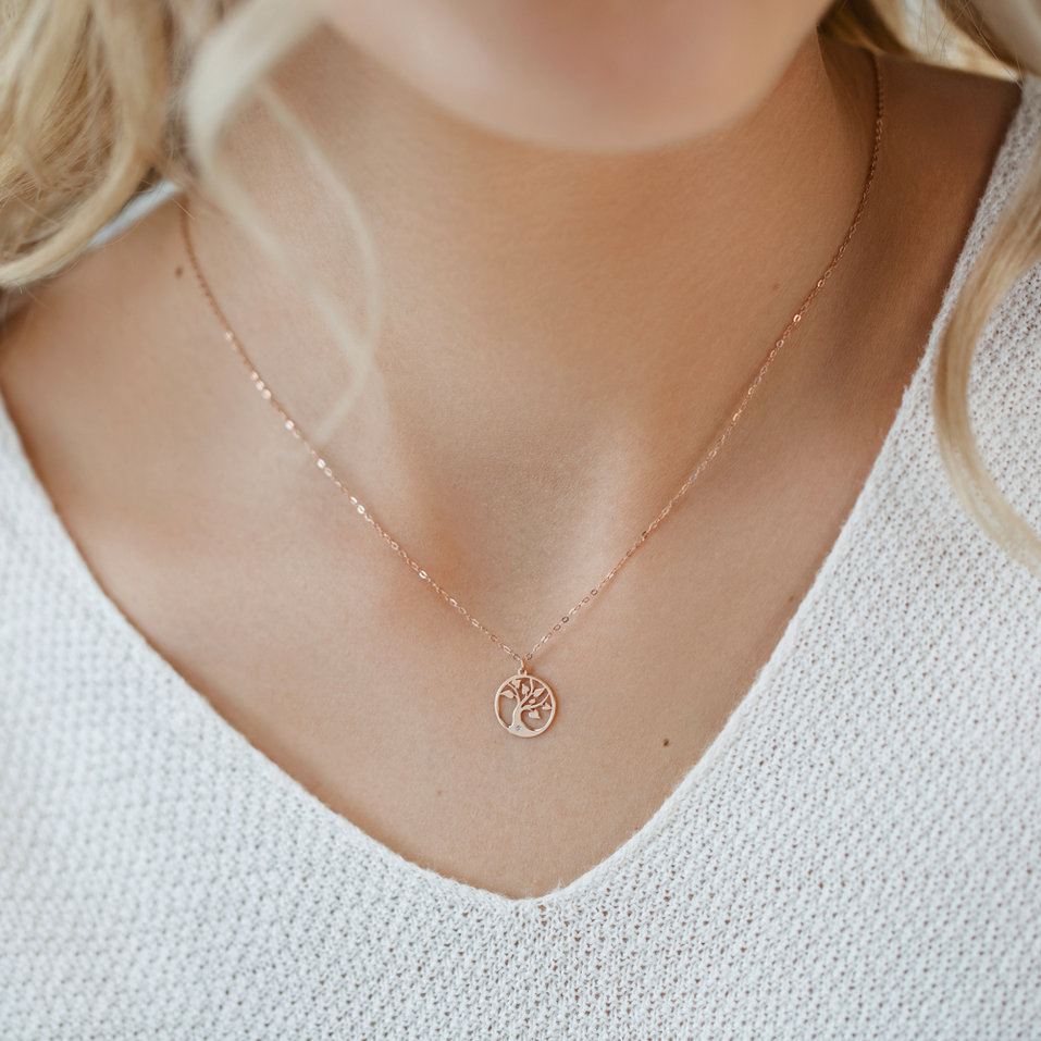 Diamond necklace Tree of Life