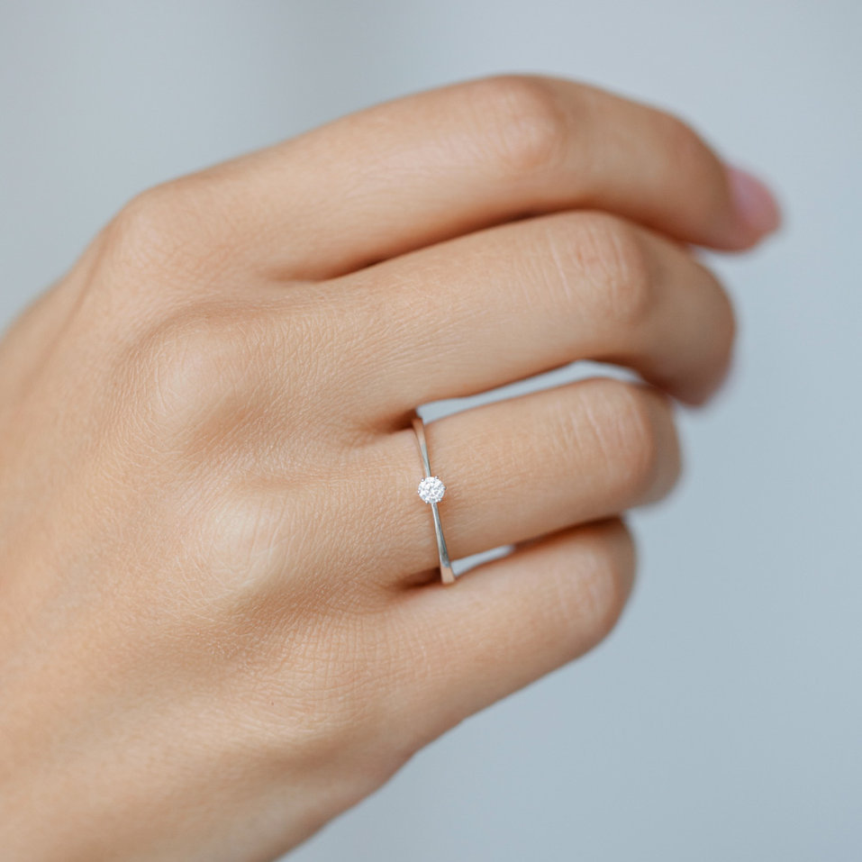 Diamond ring Made with Love