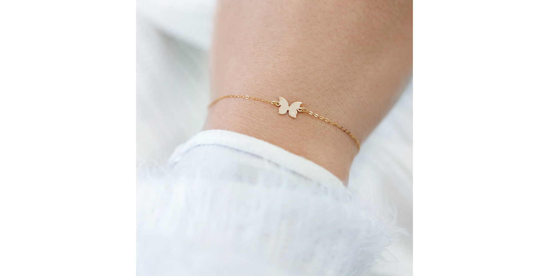 Diamond bracelet Little Butterfly