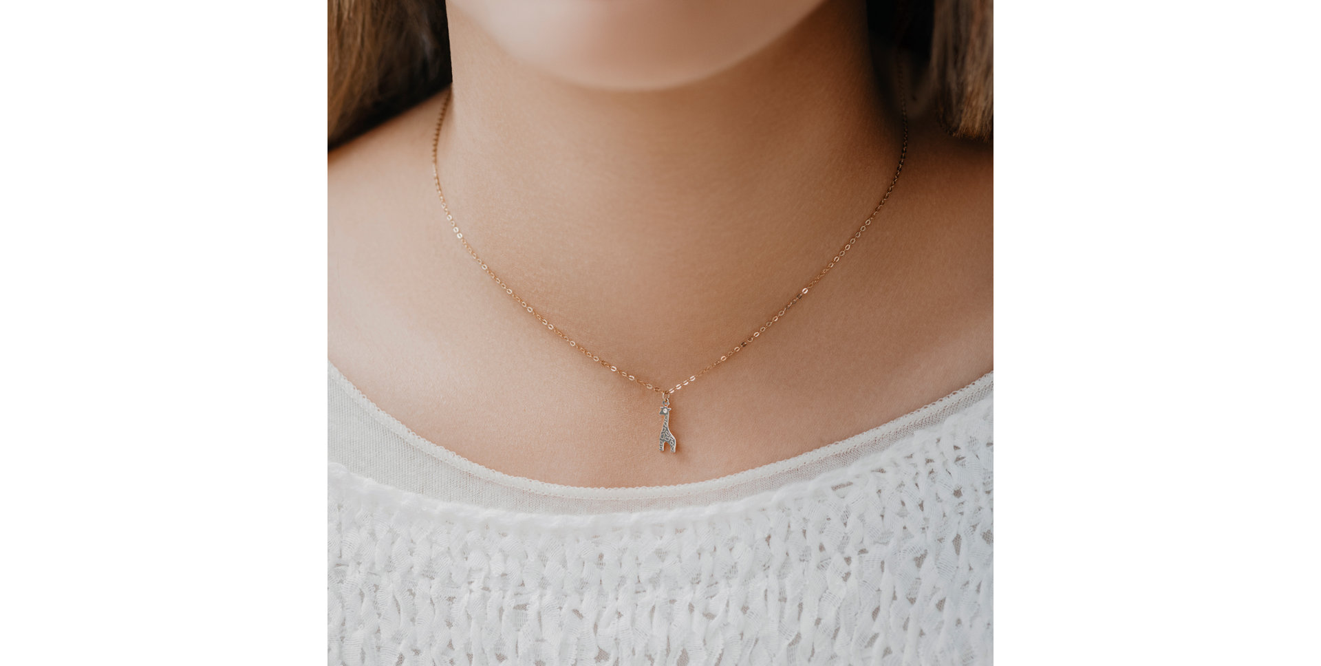 Diamond necklace Little Giraffe