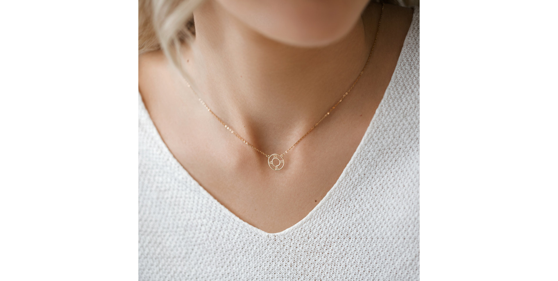 Diamond necklace Time