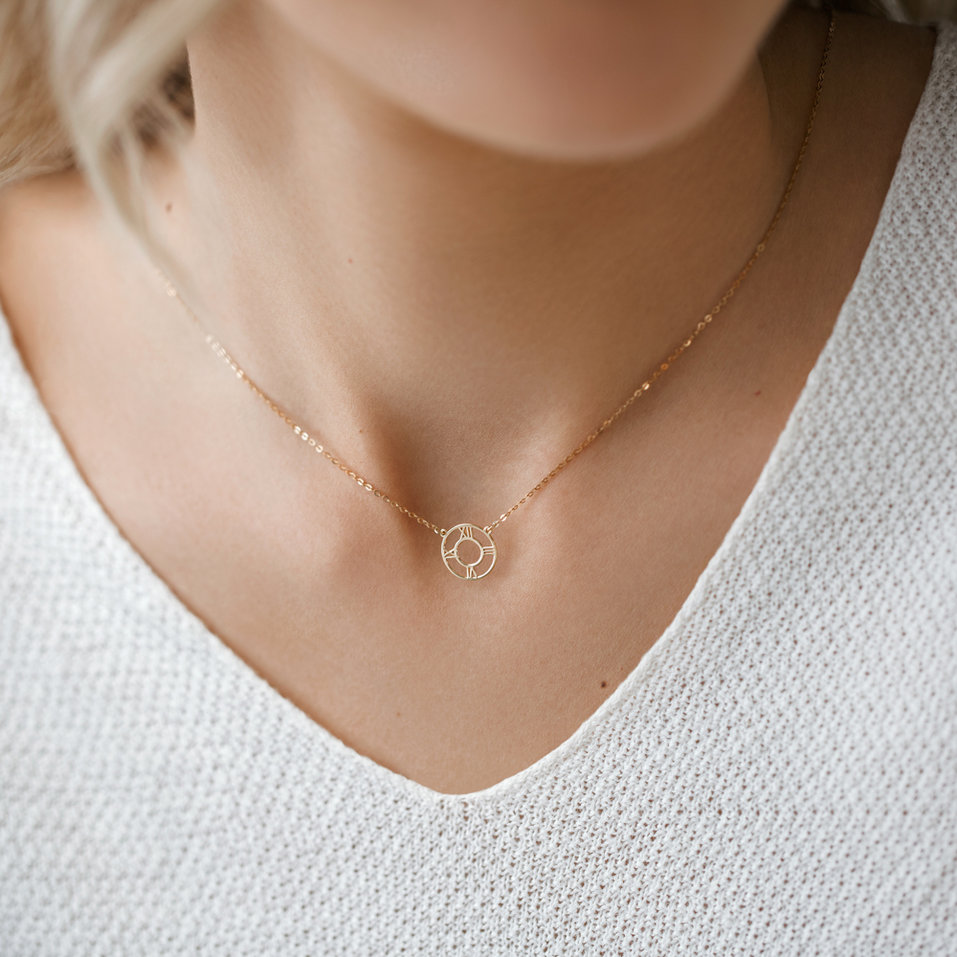 Diamond necklace Time