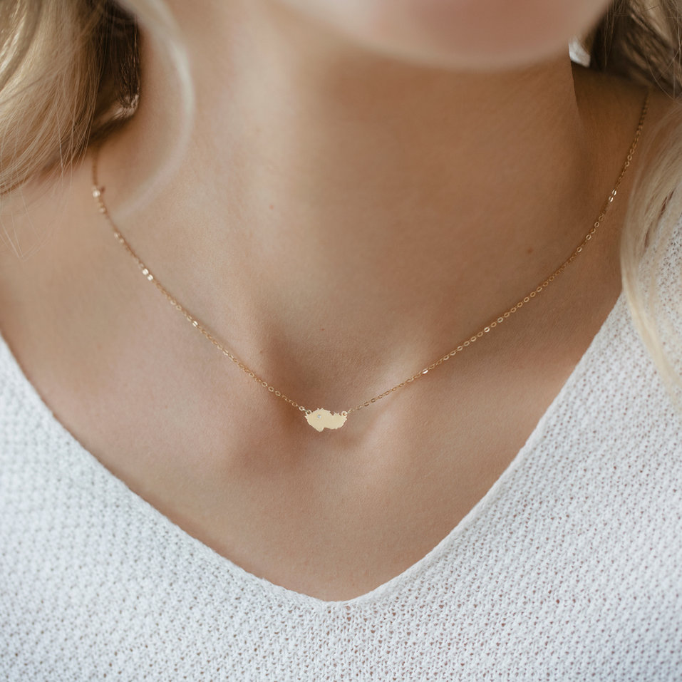 Diamond necklace My Home