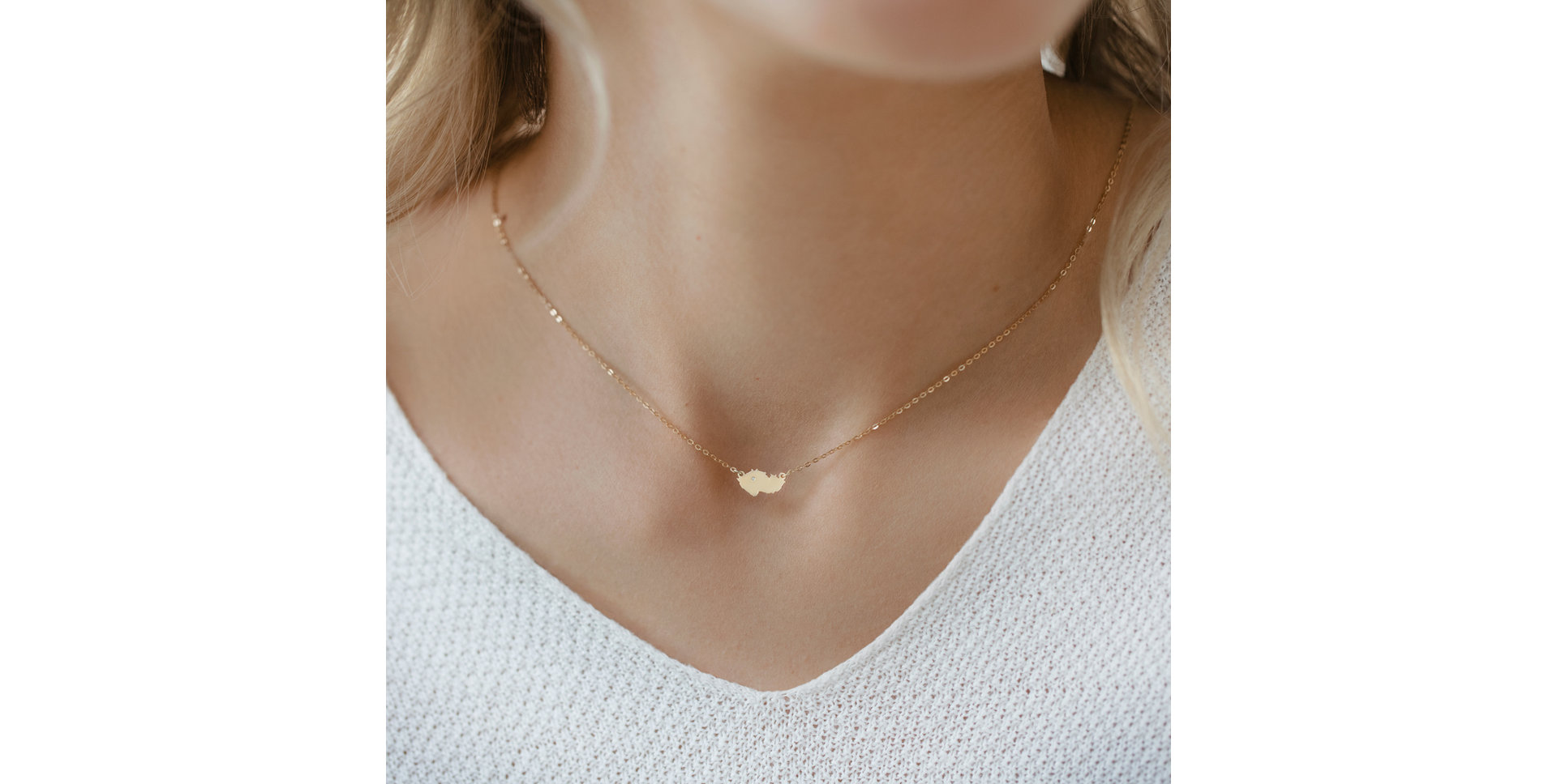 Diamond necklace My Home