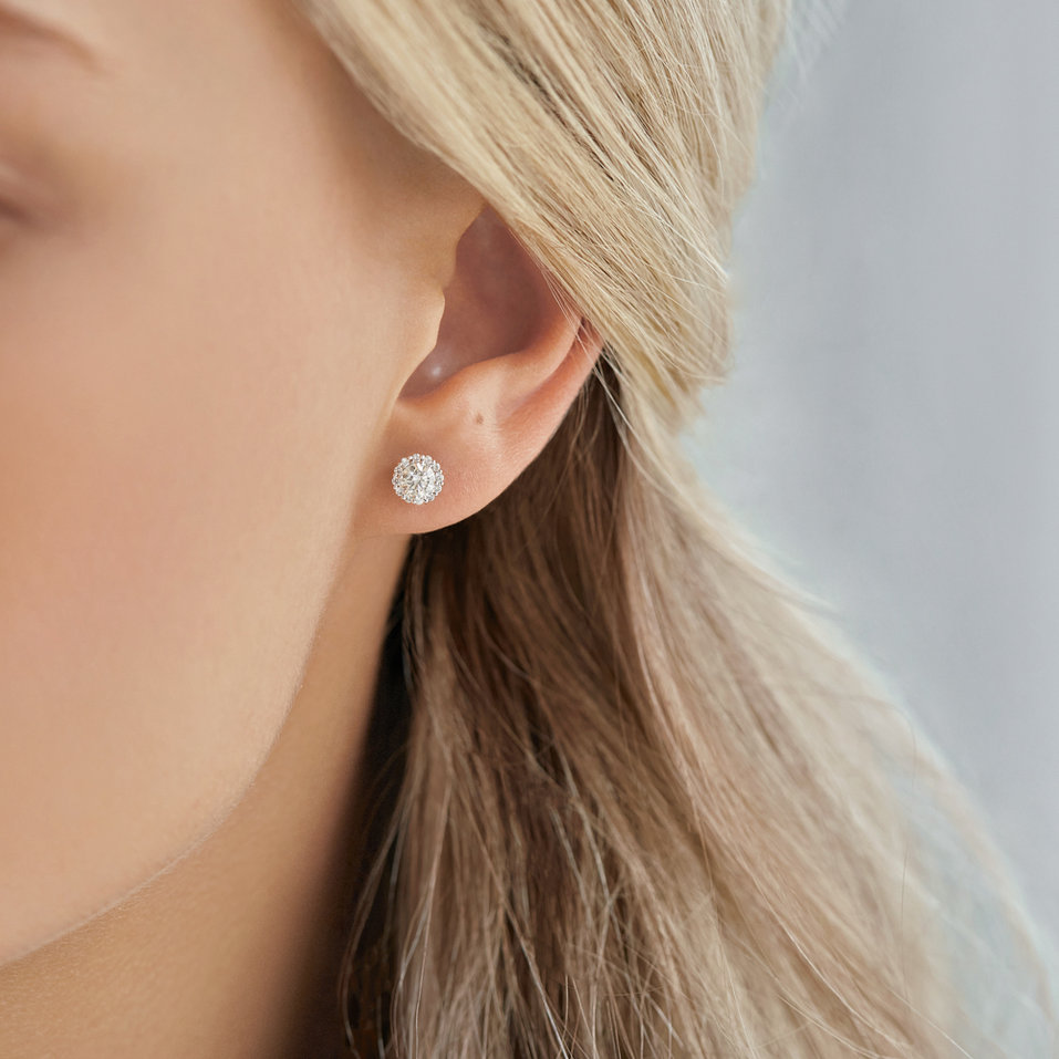 Diamond earrings Bloom Spark