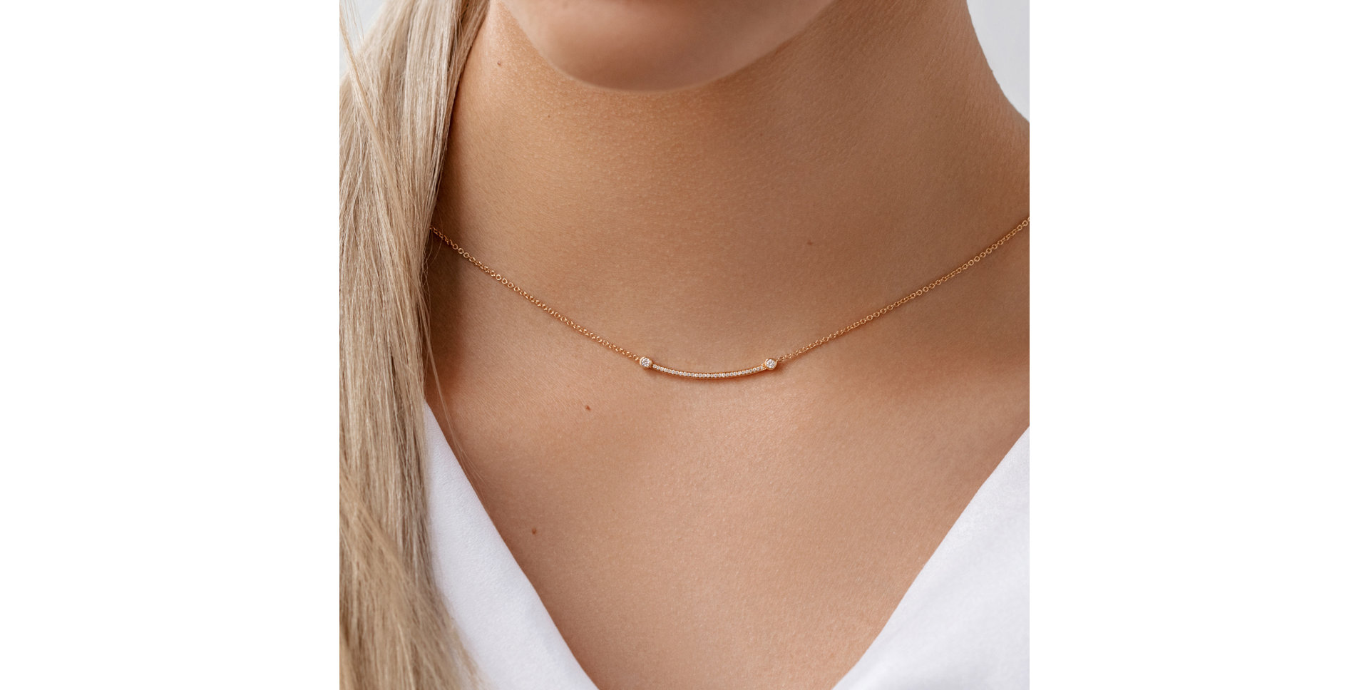 Diamond necklace Diamond Line