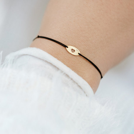 Diamond bracelet Gold Heart