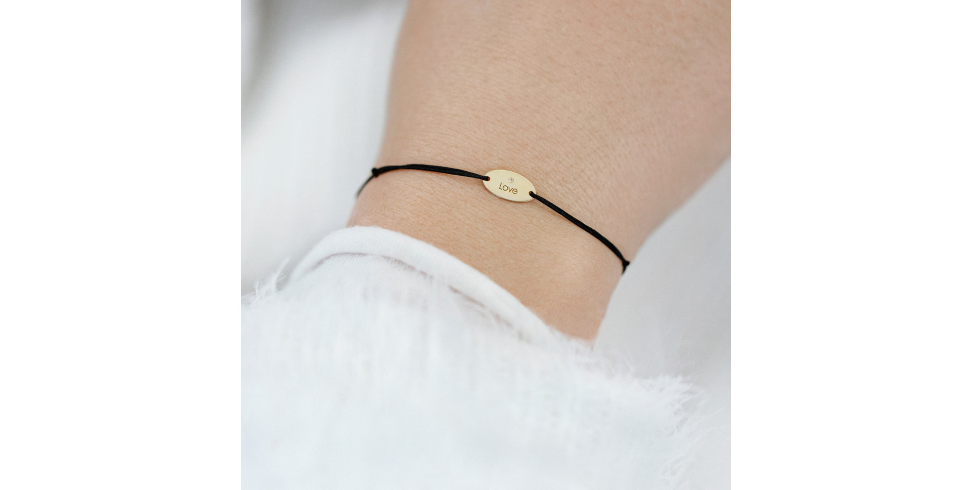 Diamond bracelet Gold Stamp
