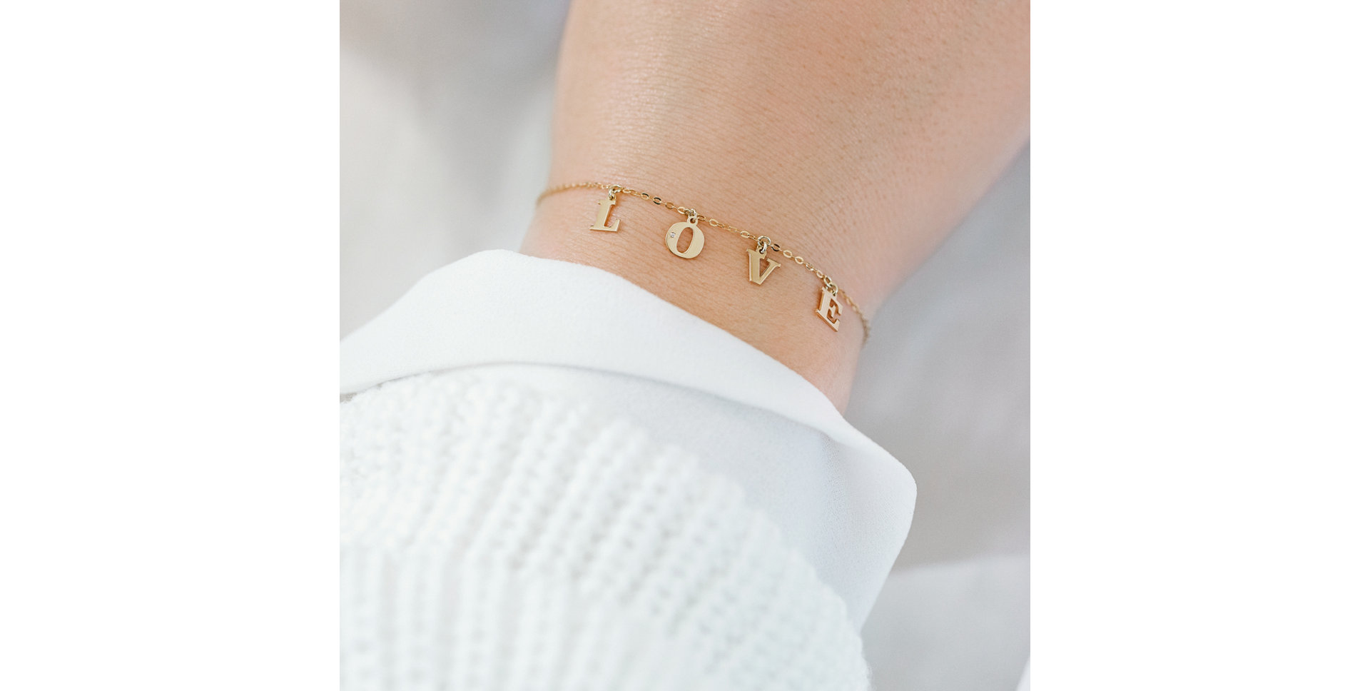 Diamond bracelet Love