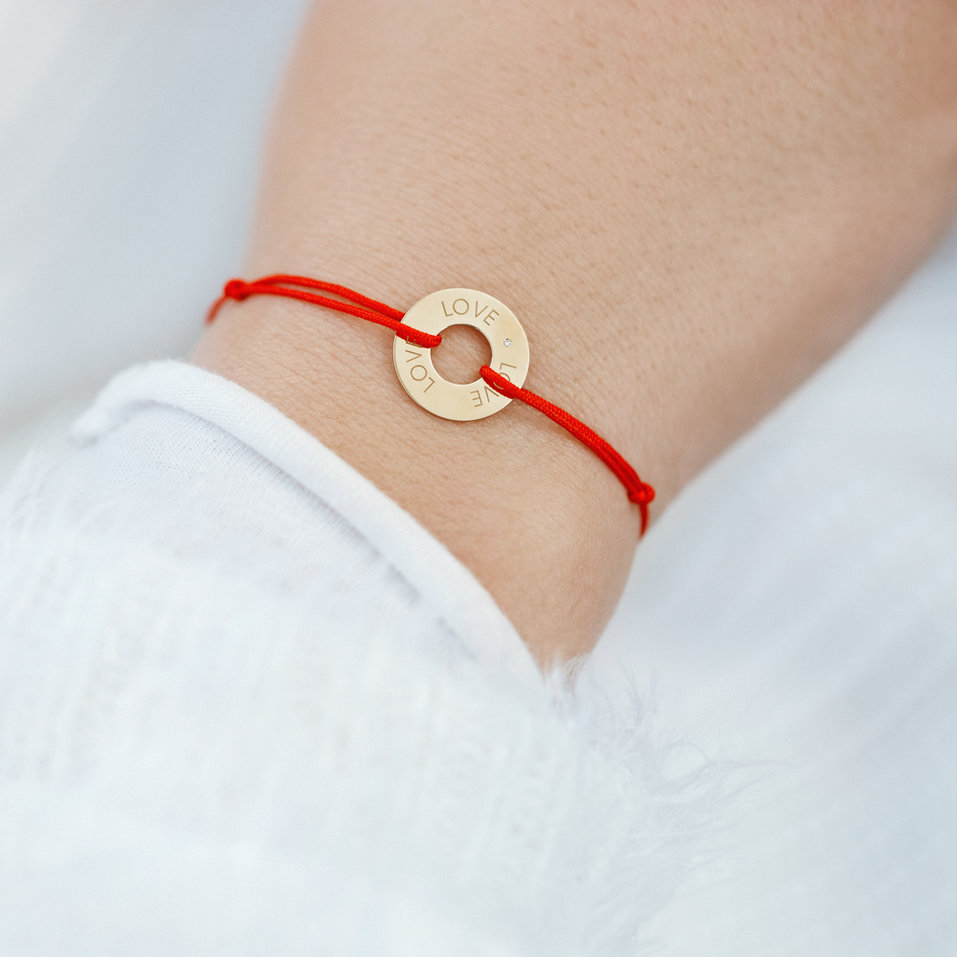 Diamond bracelet Love Circle