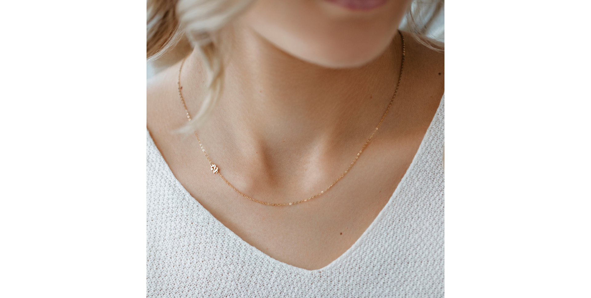 Diamond necklace Lucky One