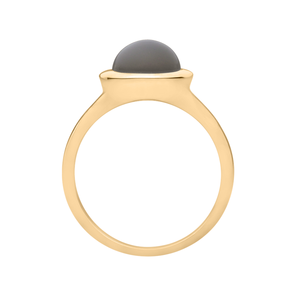 Ring with Moonstone Gray Bonbon