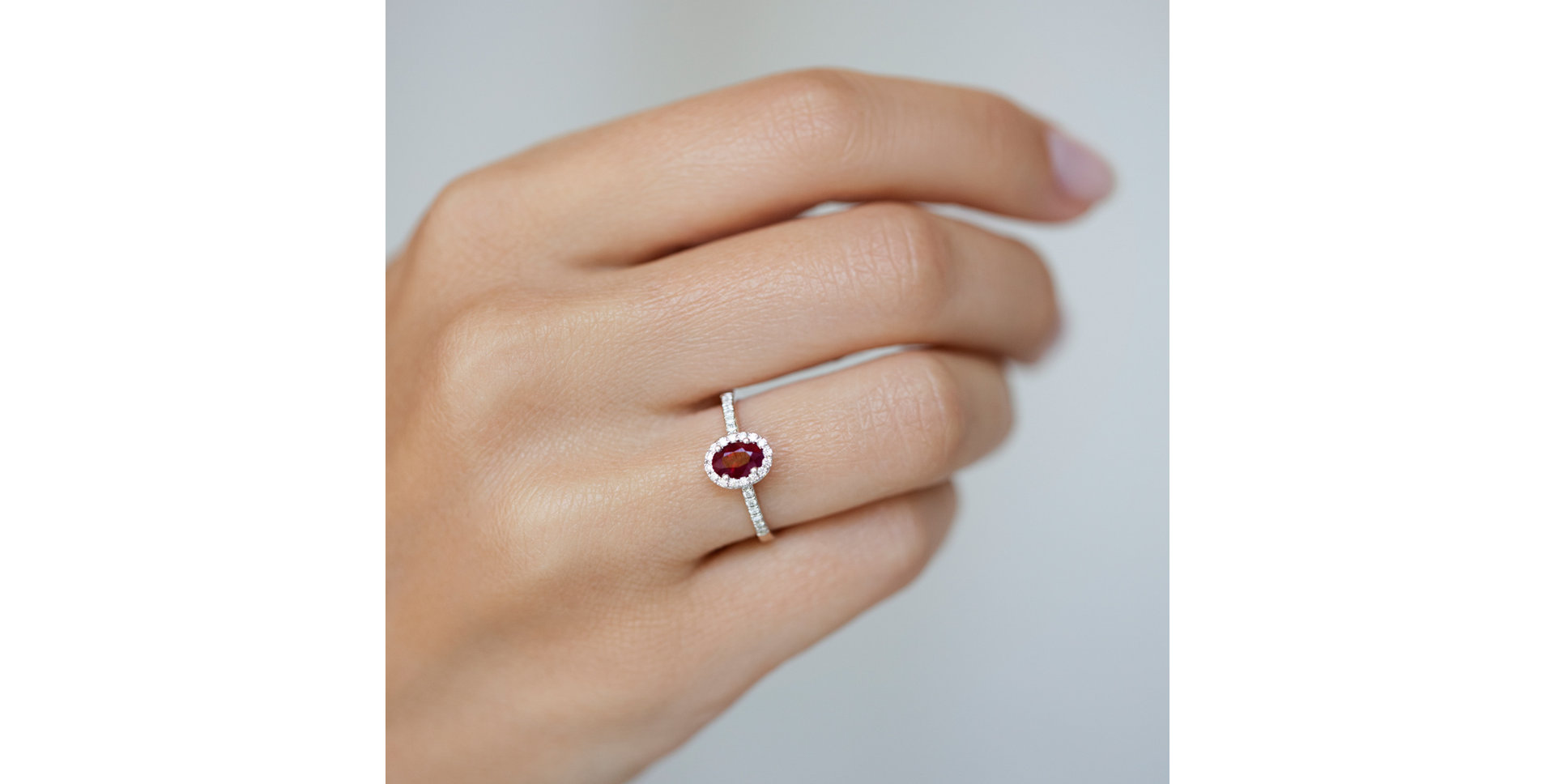 Diamond ring with Ruby Princess Desperation