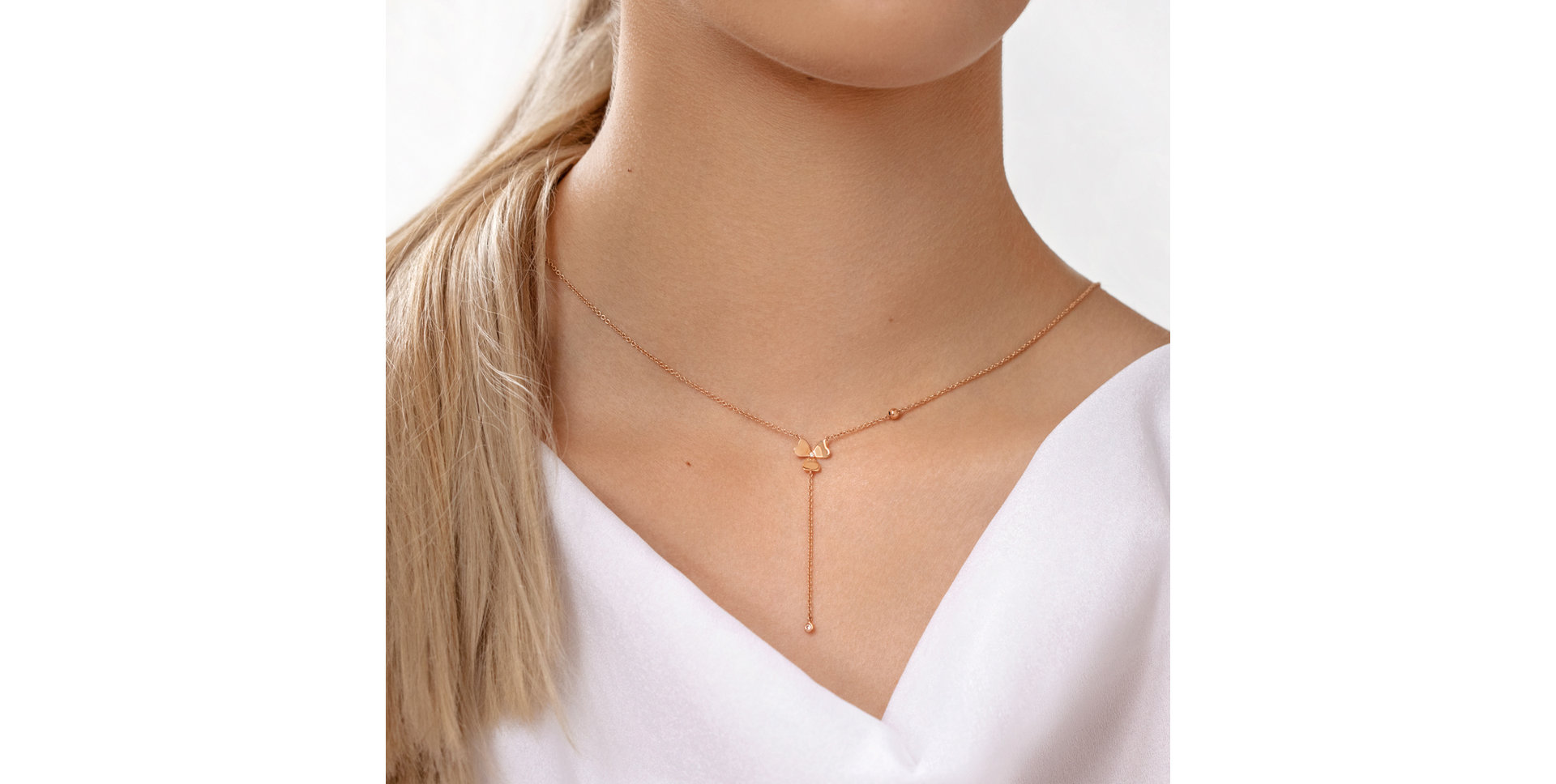 Diamond necklace Shiny Petals