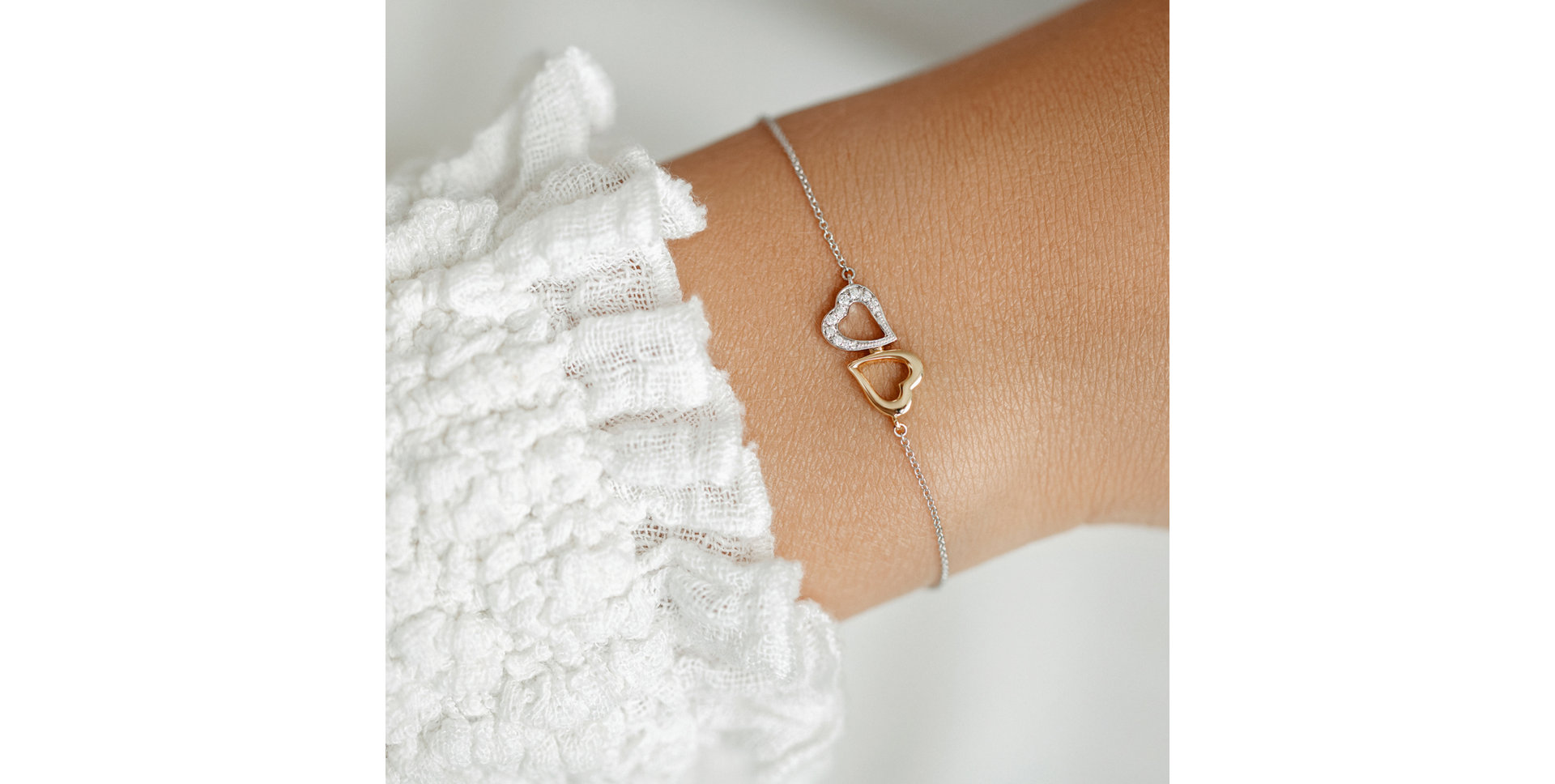 Diamond bracelet Lovely Heart