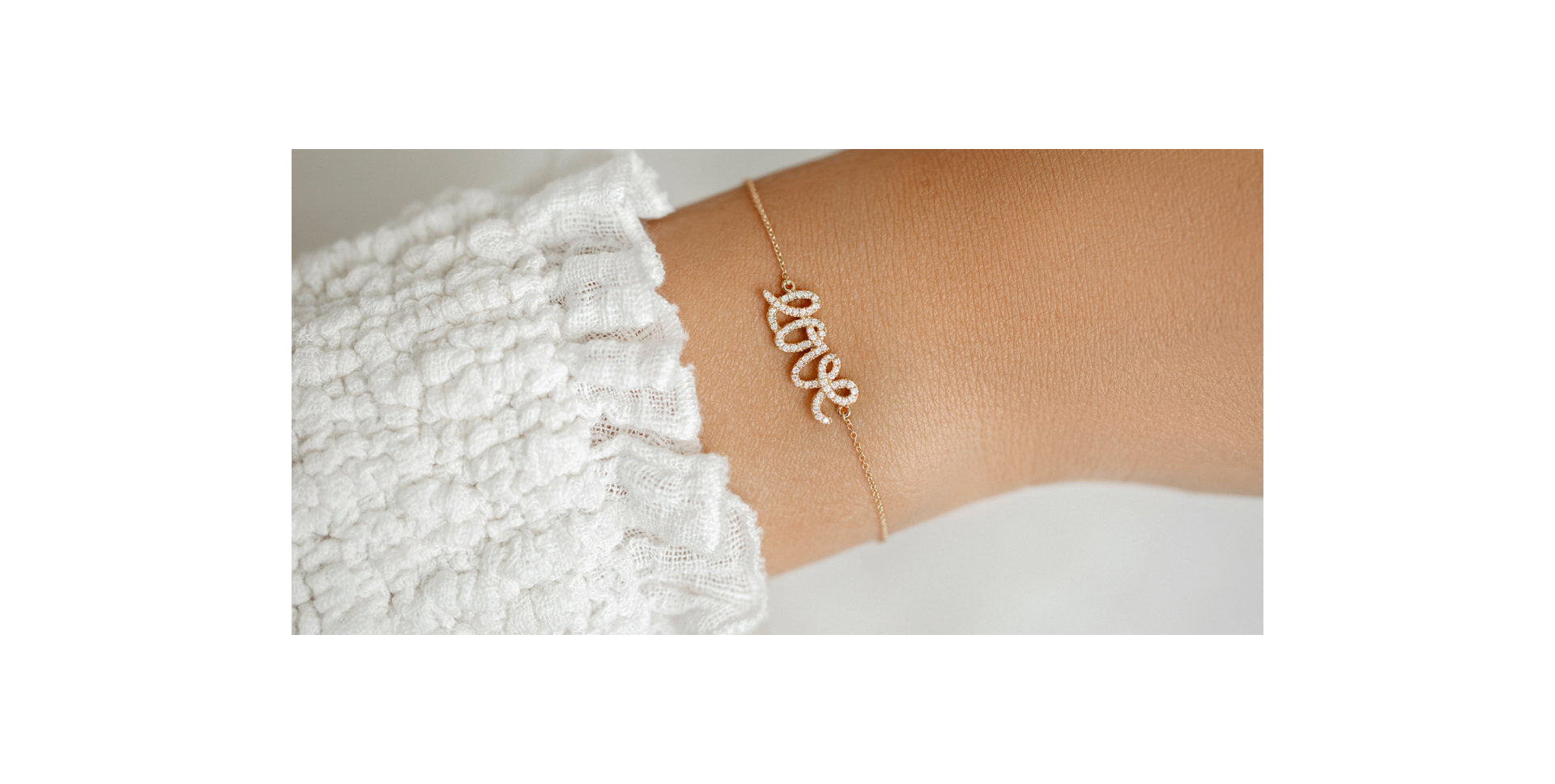 Diamond bracelet Glittering Love