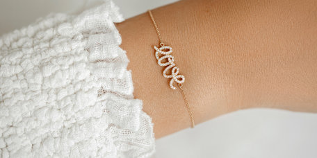 Diamond bracelet Glittering Love