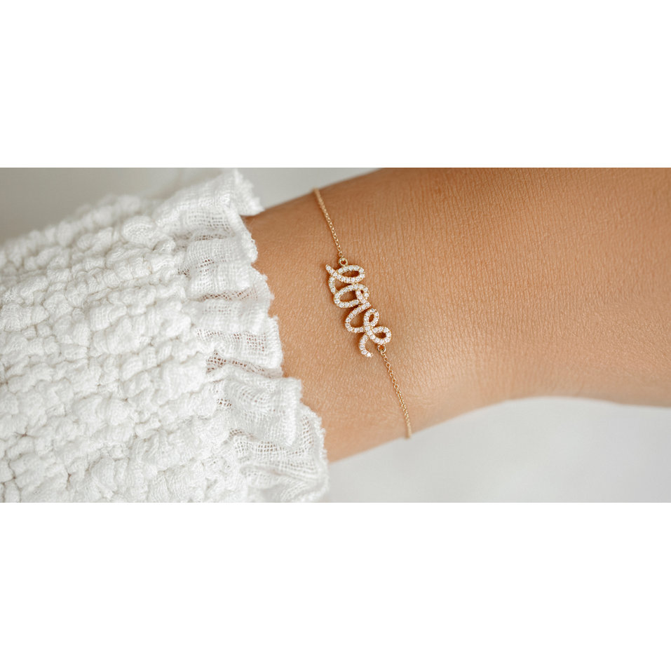 Diamond bracelet Glittering Love