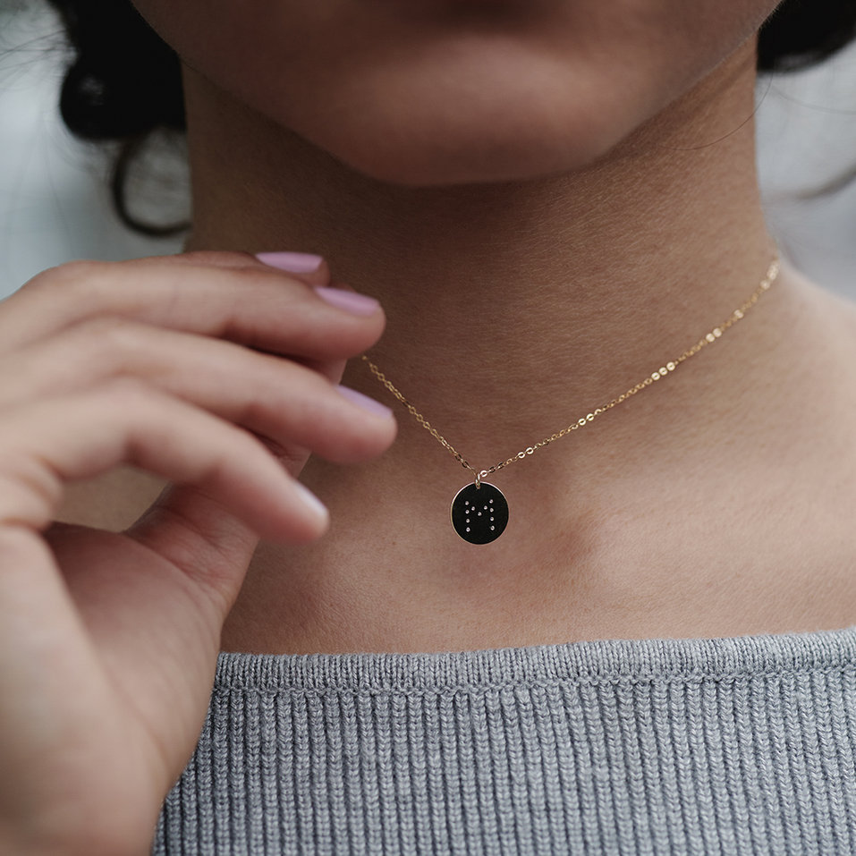 Diamond necklace Diamond Coins K