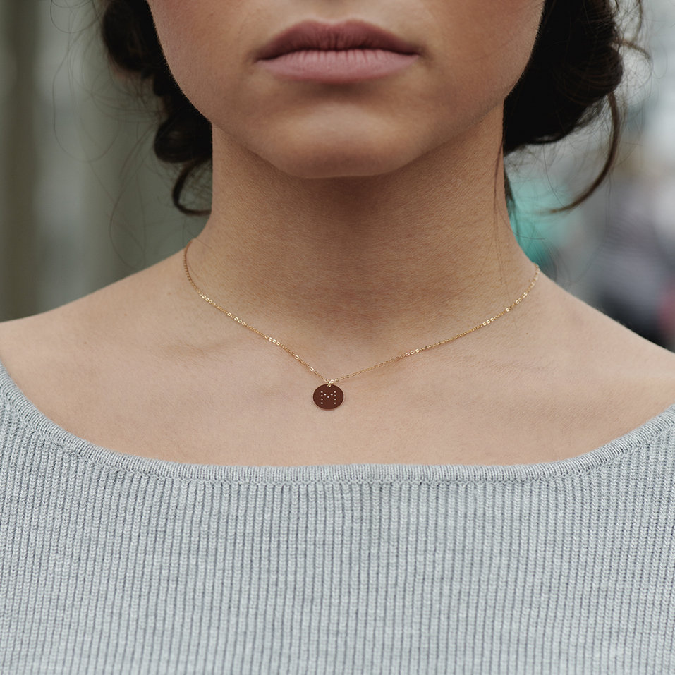 Diamond necklace Diamond Coins L