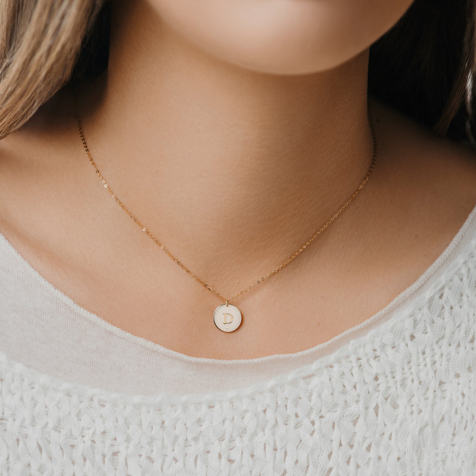 Diamond necklace Big Coins I