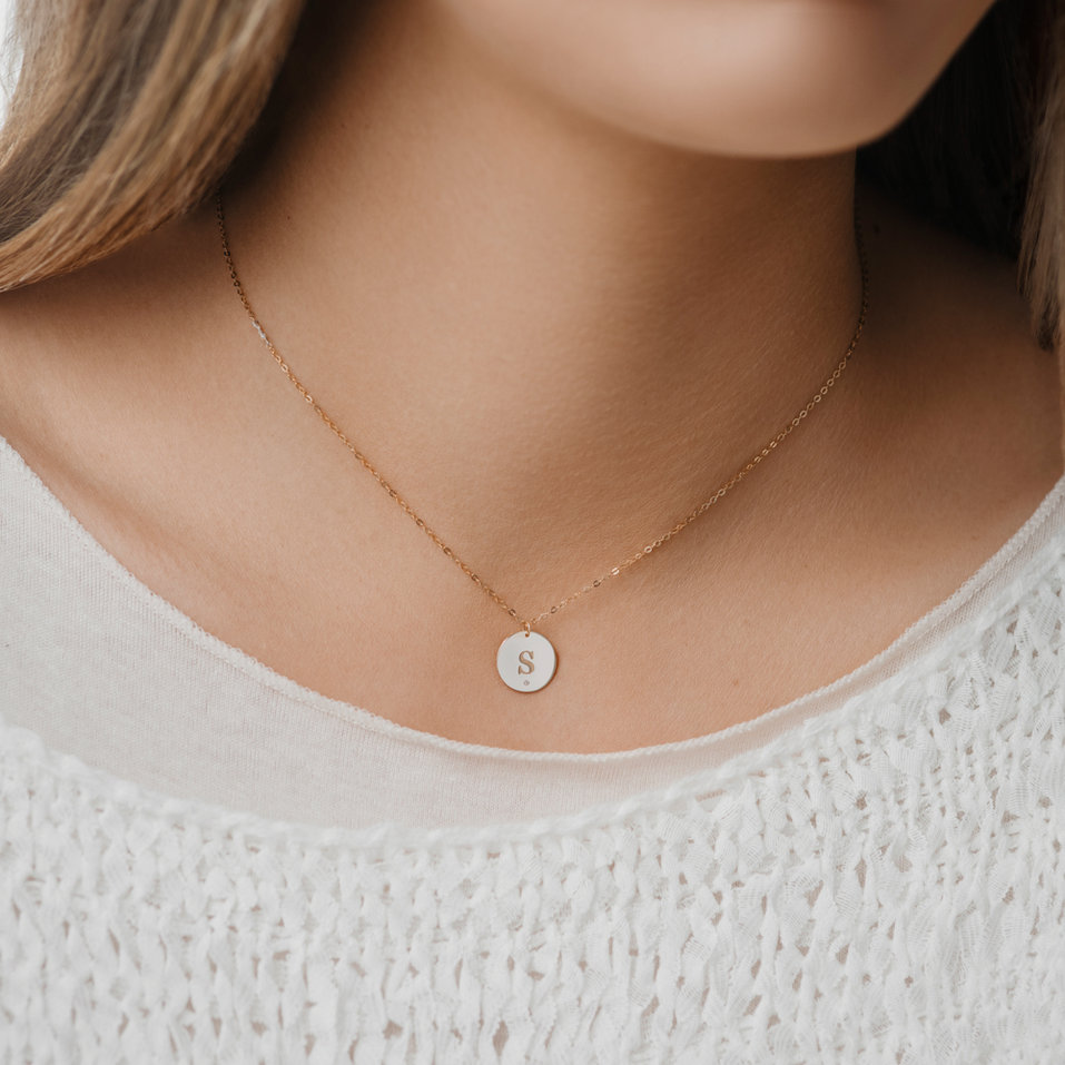 Diamond necklace Big Coins W