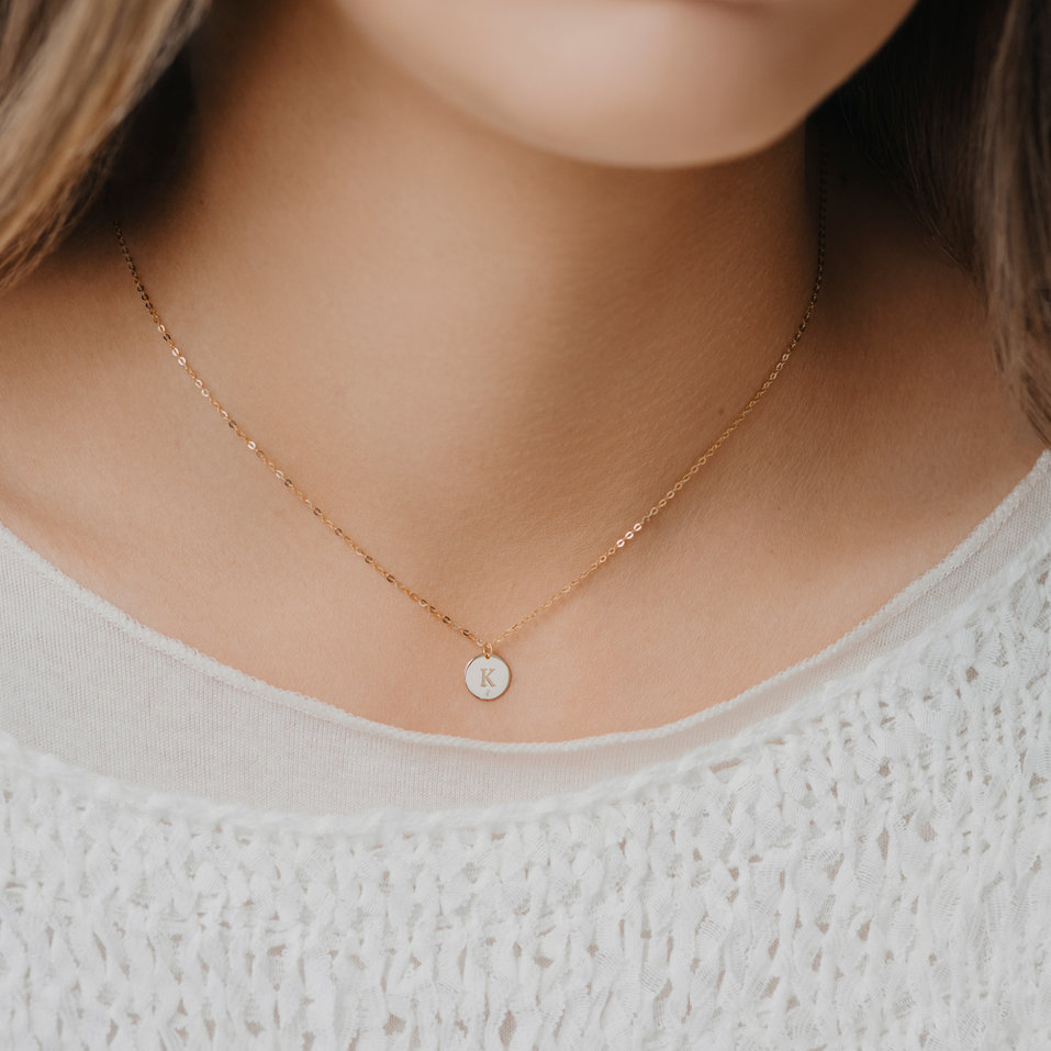 Diamond necklace Little Coins E