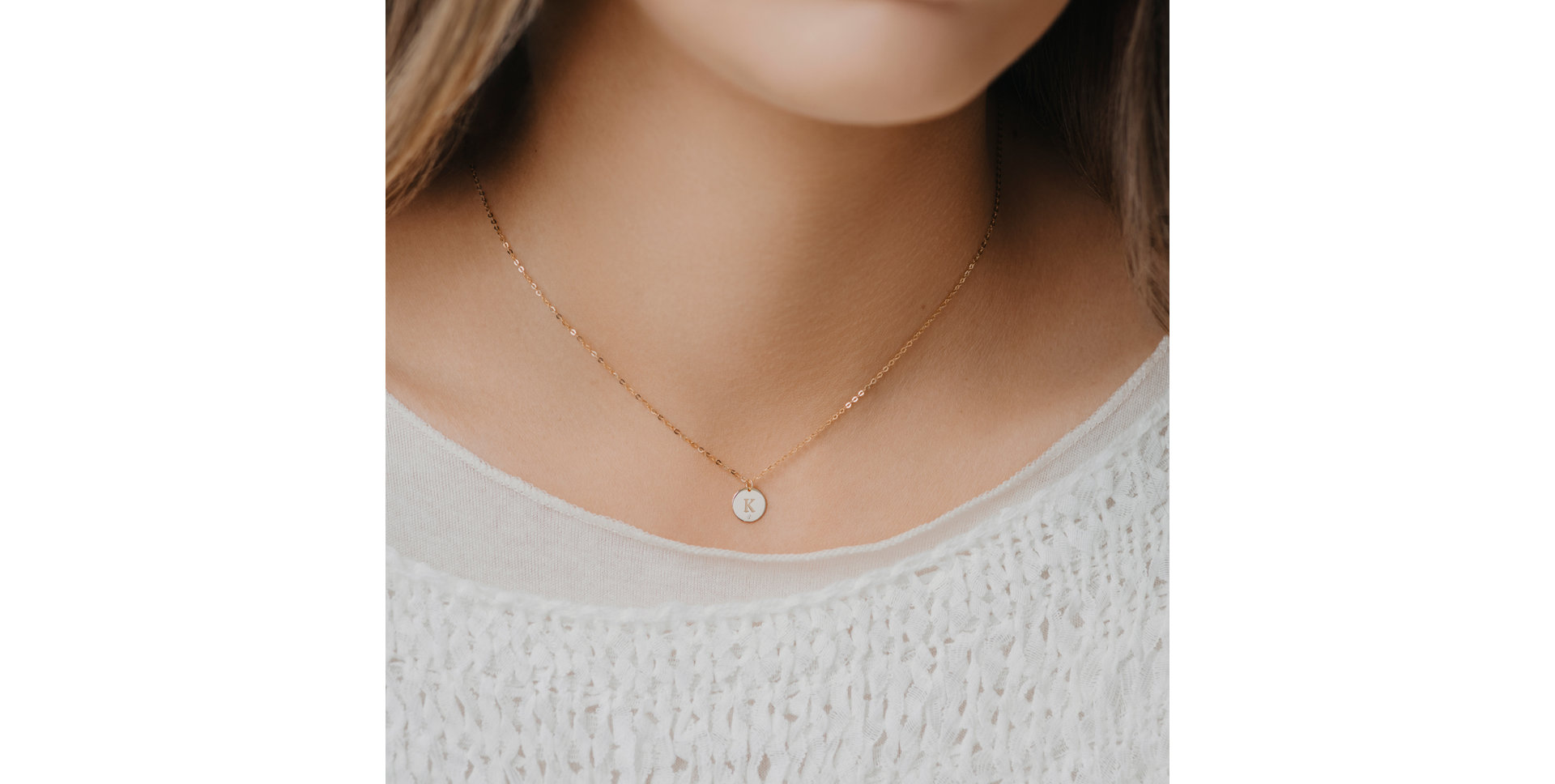 Diamond necklace Little Coins F