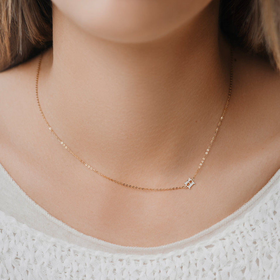 Diamond necklace Big Line A