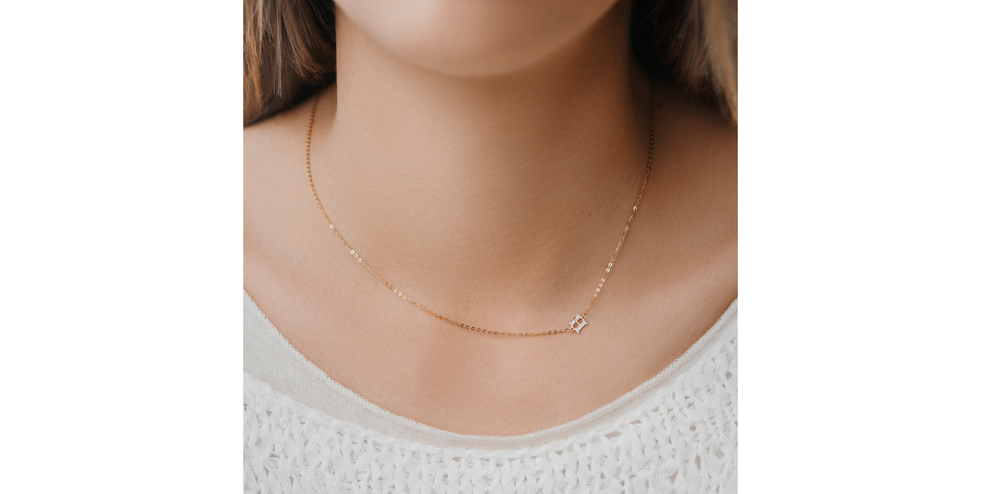 Diamond necklace Big Line I