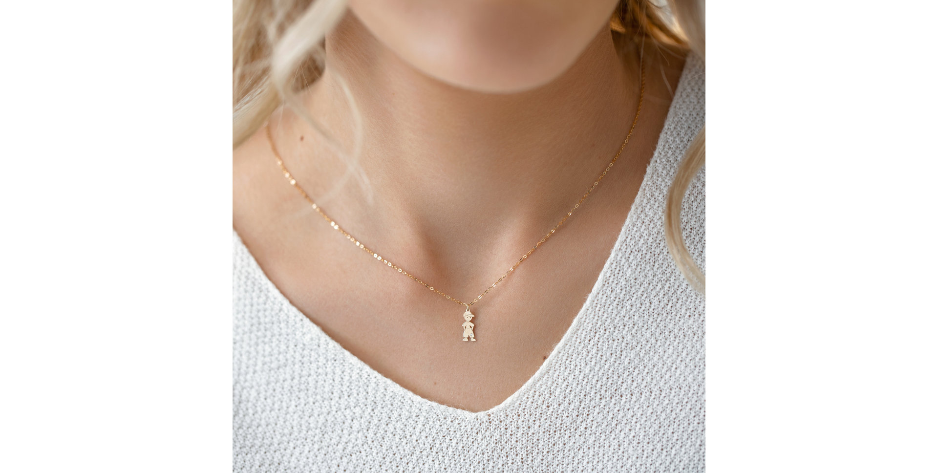 Diamond necklace Boy