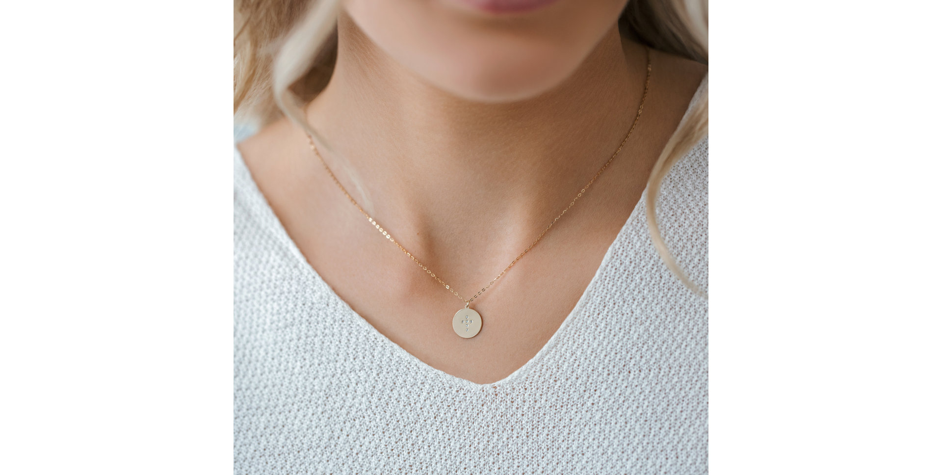 Diamond necklace Diamond Cross