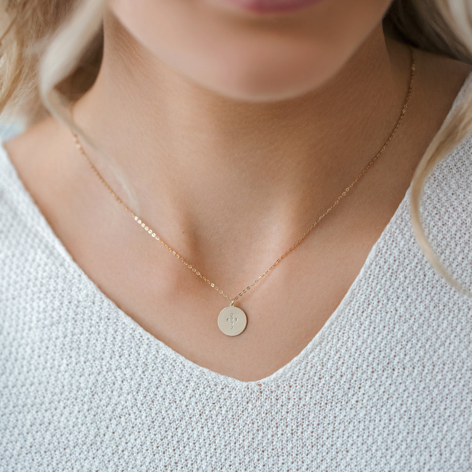 Diamond necklace Diamond Cross
