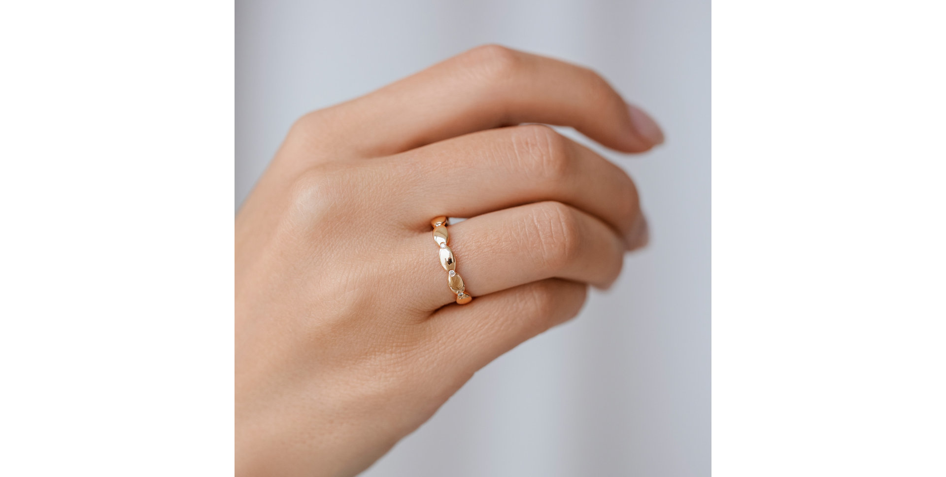 Diamond ring Princess Crown