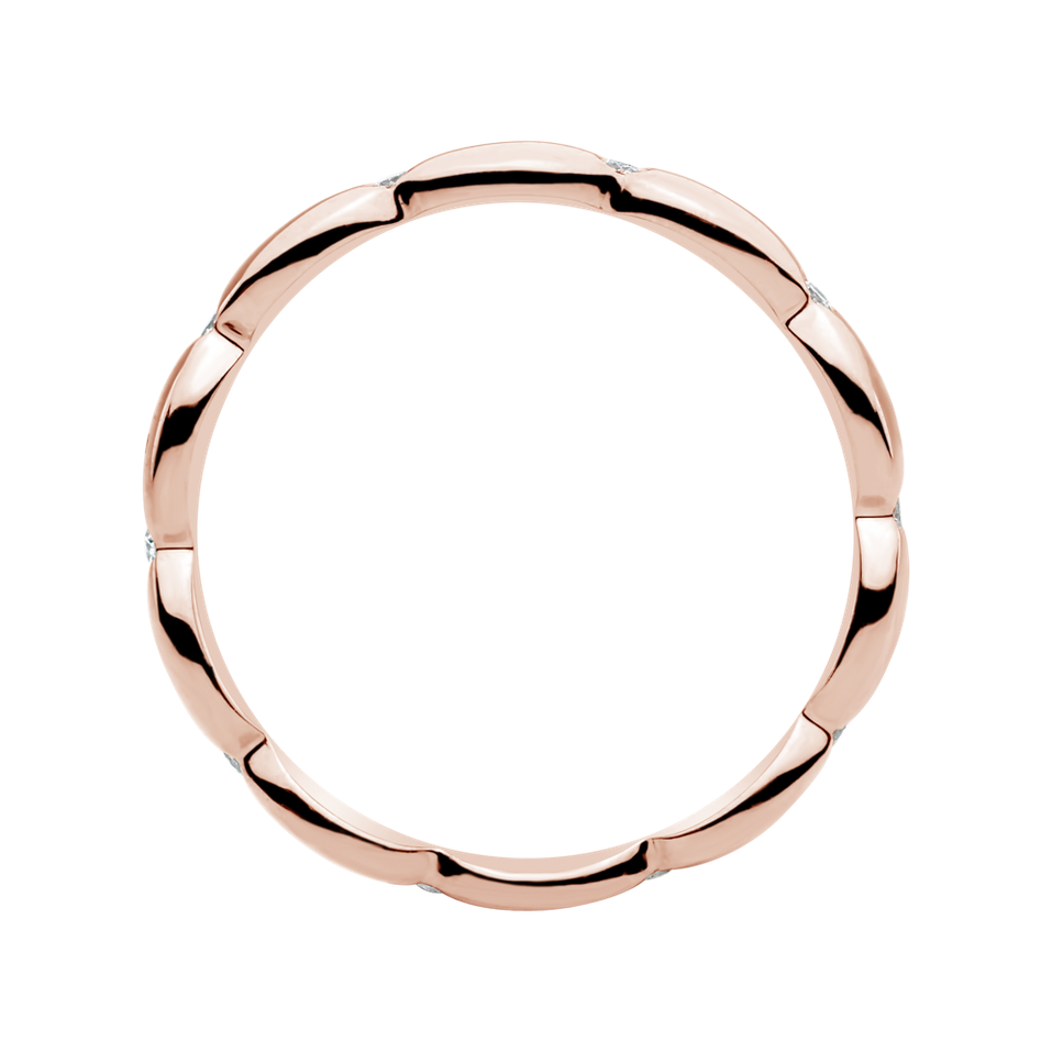 Diamond ring Princess Crown