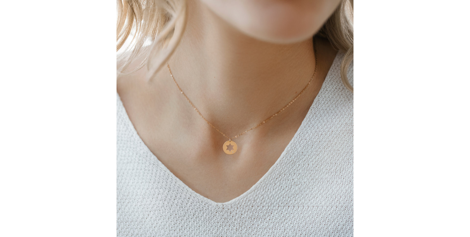 Diamond necklace Jude Star